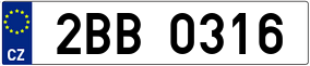Truck License Plate